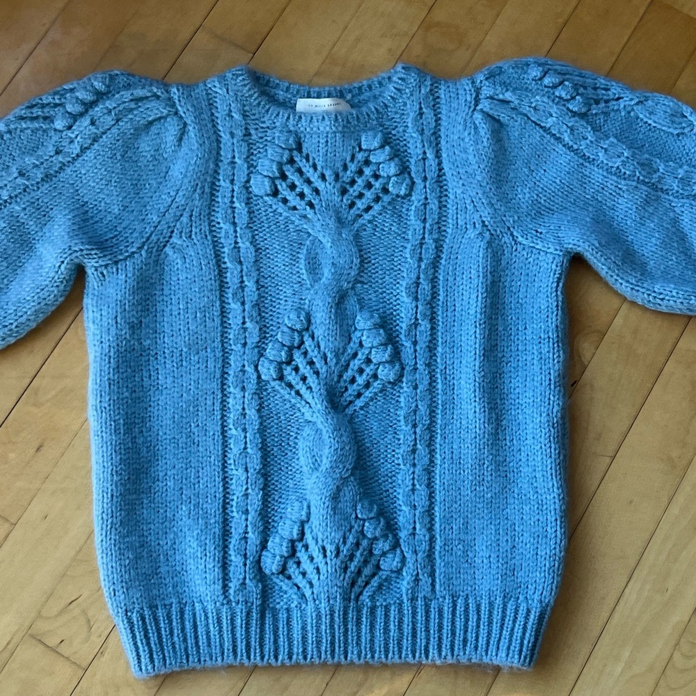 Sezane Guilia Sweater - light blue - Picture 4 of 9